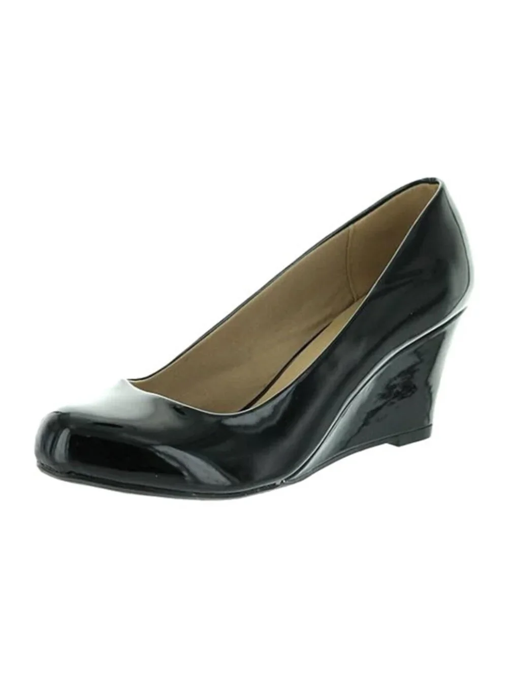 Forever Doris-22 Wedge Pumps Shoes Black Size 10